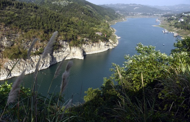 乌江画廊重庆涪陵段景观。黄河摄