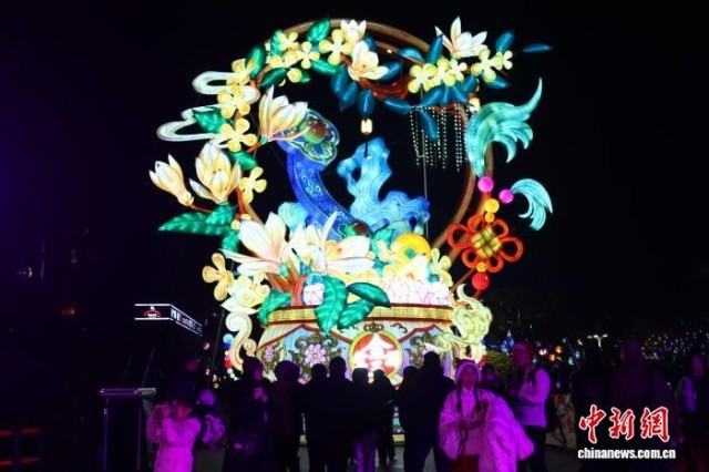浙江平湖：灯会璀璨迎新春流光溢彩启年味