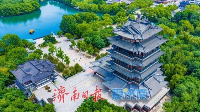 雨霁天晴景致醉人 大明湖解锁泉城初夏绝美风光_fororder_cbe86cb90a3f81661f99e796be416688