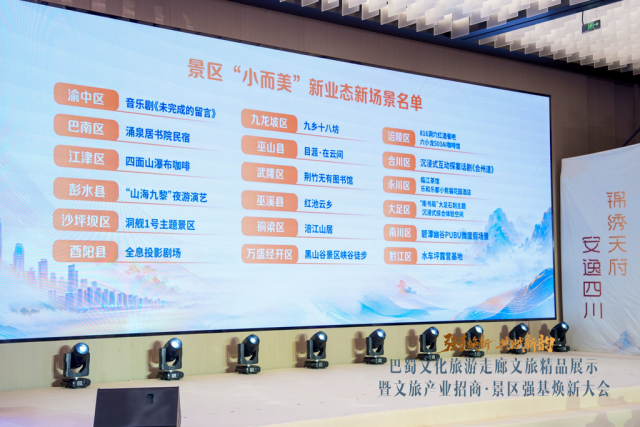现场发布一批旅游景区“小而美”新业态新场景。主办方供图