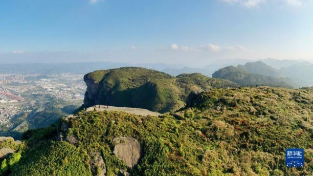 福建閩侯五虎山上春意濃